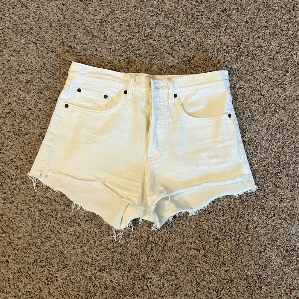 White denim forum yoko short